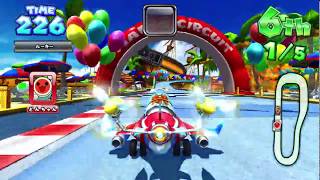 Mario Kart Arcade GP DX with DonChan on the Splash Circuit Mario Cup マリオカート アーケードグランプリDX 008 [upl. by Gnagflow]