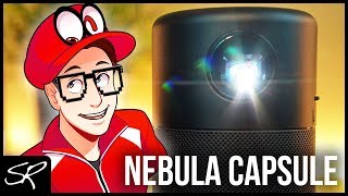 Anker Nebula Capsule Review  Worlds SMALLEST Portable Gaming Projector  Raymond Strazdas [upl. by Clabo]