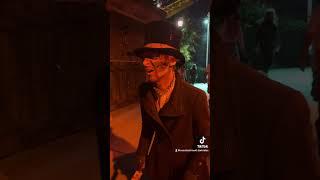 Jack the Ripper in Ripper Alley Scarowinds Carowinds halloween fyp northcarolina southcarolina [upl. by Anytsirk984]