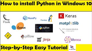 How to Install Python 38 and Libraries  Python Packages [upl. by Lyrem867]