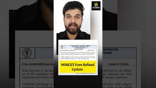 NORCET FEES REFUND UPDATE shorts sagarsir [upl. by Wildee]