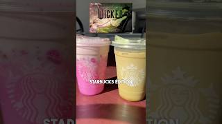 Voici mon taste test des boissons Starbucks conçues pour la sortie du film Wicked wickedmovie [upl. by Maurie]