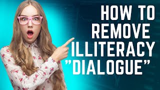 Illiteracy Problem Dialogue in EnglishHow to Remove IlliteracyLetter andEmailDialogue WritingSSC [upl. by Ahsikam346]