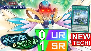 Water amp Winds BEST UNBANNED 0 UR 1 SR Lyrilusc OTK  YuGiOh Master Duel [upl. by Anihsit334]