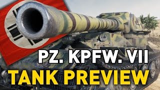 World of Tanks  Pz Kpfr VII  Tank Preview [upl. by Eissert]