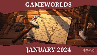 Travian Legends  January 2024 Gameworlds [upl. by Froemming]