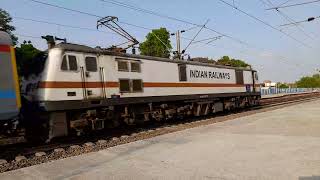 12488 Seemanchal Express Skipping Bharwari at 75 kmph  Railfanning [upl. by Anirad]