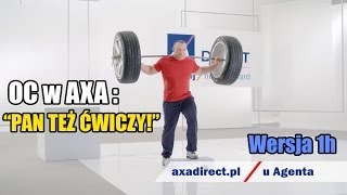 Mariusz Pudzianowski quotPan też ćwiczyquot OC w AXA Wersja 1h [upl. by Moonier]