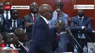 Amason Kingi was My Studentso Should I recuse myself SC Githu Muigai Asks Gachaguas Lawyers [upl. by Yarvis443]