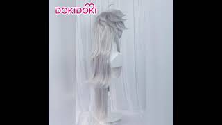 DokiDoki Game Genshin Impact Cosplay Razor Cosplay Wig Men [upl. by Kristianson]