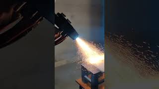 ARC SPRAY GUN TESTING  THERMAL SPRAY GUN  METALLIZING GUN [upl. by Kilroy]