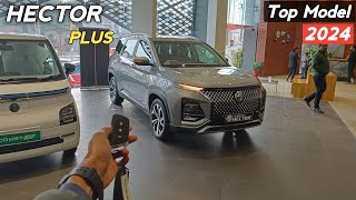 MG Hector Top Model Savvy Pro Cvt 2024 ❣️ Hector Plus Reallife Review 😍 [upl. by Neelear378]