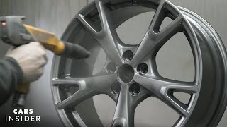 How Wheels Are Professionally PowderCoated  Cars Insider [upl. by Lissa]