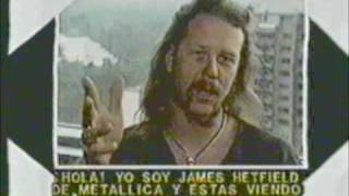 Promo de James Hetfield de Metallica para quot6205 El Planetaquot XHTV canal 4 marzo de 1993 [upl. by Behlau]