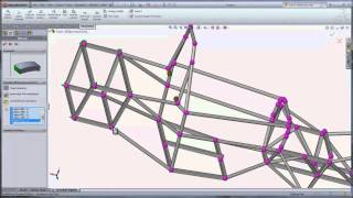 SolidWorks Education SAE Frame Analysis [upl. by Giacomo]