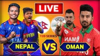 Oman Vs Nepal cricket ।। Live cricket cricket nepalvsoman manjityonepal dipendrasinghairee [upl. by Bette-Ann756]