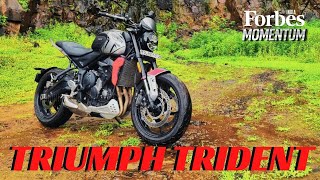 Triumph Trident 660cc review  Triumphs motorcycle is a simpleton for seasoned rider  Momentum [upl. by Lessirg]