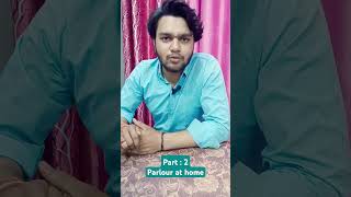 Part2  Beauty Parlour Makeup at home  Harsh Parashar [upl. by Llemert]