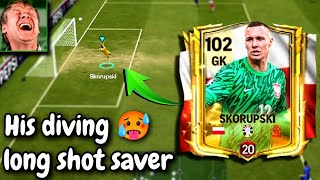 GK SKORUPSKIS REVIEW IN FC MOBILE  Is he good in finesse 🤔  lets see 😜 [upl. by Hauhsoj]