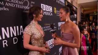 The Britannia Awards 2012 Berenice Marlohe Red Carpet [upl. by Bidget]