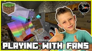 Playing With Fans  Minecraft [upl. by Vandyke954]