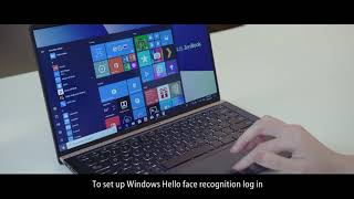 How to Setup the Face Recognition Login via Windows Hello  ASUS [upl. by Nolyd407]