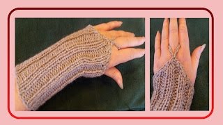 Armstulpen  Pulswärmer stricken  DIY  Julebuergerfee [upl. by Rennane867]