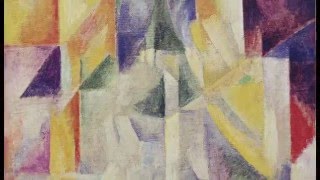 1913  quotSimultaneous Contrasts Sun and Moonquot by Robert Delaunay Paris 1913 dated on painting 1912 [upl. by Joyann824]