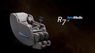 Amamedic R7 LE Massage Chair Feature Video [upl. by Ahsikel]