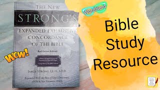 Strongs Expanded Exhausted Concordance of the Bible  Bible Study Tool [upl. by Etteuqram]