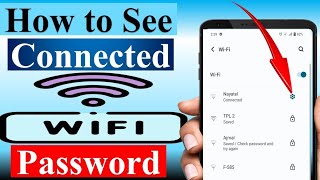 Connected Wifi ka Password Kaise Pata Kare  How to See Connected Wifi Password in Your Phone [upl. by Jenny]