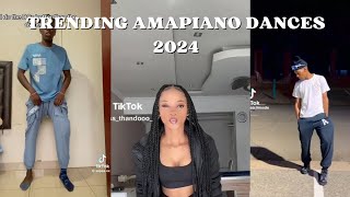 Best of amapiano dance challenges  2024 [upl. by Maillw]