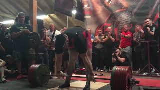 Eisenhart V  Black Competition Mikhail Shivlyakov 430 Kg Deadlift [upl. by Lirrad]