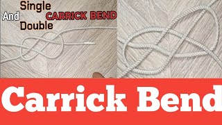 Master the Double Carrick Bend Knot  Easy StepbyStep Tutorial knot knottutorial [upl. by Essilem]