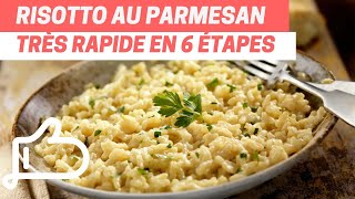 Recette Facile  Risotto au Parmesan Crémeux en 6 Étapes Rapides [upl. by Volding]