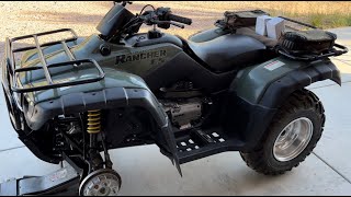 2004 Honda Rancher ES CV Boots Remove and Replace [upl. by Sellihca]