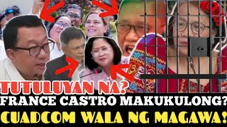 NAKU FRANCE CASTRO MAHIHIMATAY NA SA PANIBAGONG KASO NA ADMINISTRATIBOMAKUKULONG dds duterte [upl. by Maryjo]