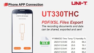 Effortless Control Set UT330THC Parameters with the Mobile App Tutorial [upl. by Alaik]