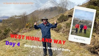 West Highland Way Day 4 Beinglas to Bridge of Orchy Wild Camping 2021 [upl. by Anivram]