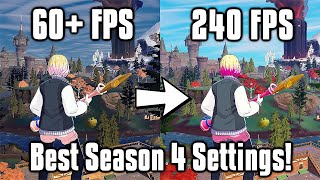 Fortnite Season 4 Settings Guide  FPS Boost Colorblind Modes amp More [upl. by Anirehs414]