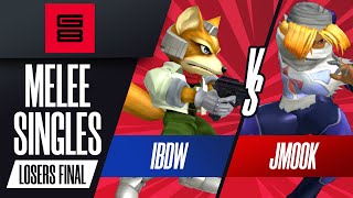 iBDW vs Jmook  Losers Final Melee Singles  Genesis 8  Fox vs Sheik [upl. by Jedidiah]