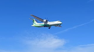 Binter ATR 72 Landing at Lanzarote Airport  190924 [upl. by Geibel]