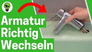 Waschtischarmatur Wechseln ✅ ULTIMATIVE ANLEITUNG Wie Waschbecken Wasserhahn amp Armatur Austauschen [upl. by Tremaine]