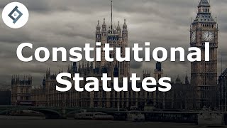 Constitutional Statutes  Public Law [upl. by Kristo]