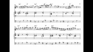 Giant Steps  Full Transcription  Coltrane Flanagan Chambers [upl. by Ardnosal]