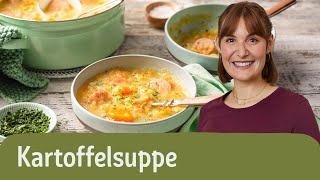 Kartoffelsuppe mit Würstchen  REWE Deine Küche [upl. by Lowell]