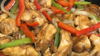 Chicken Stir Fry  Bell Pepper and Onion [upl. by Azal]