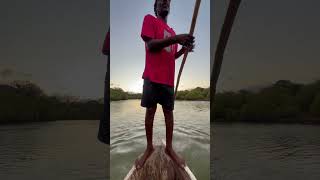 Kongo River Estuary Diani Tiwi Beach Kwale County Coastal Region Sunset Cruise Canoe Tour Hidden Gem [upl. by Oskar506]