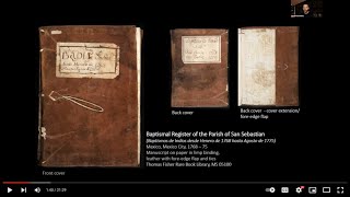 A Baptismal Register from Mexico City  Hidden Stories Conversations [upl. by Trembly]