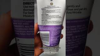 Olay AntiWrinkle Face Wash Review  skincare olay olayfacewash facewash antiwrinkles cleanser [upl. by Haisej204]